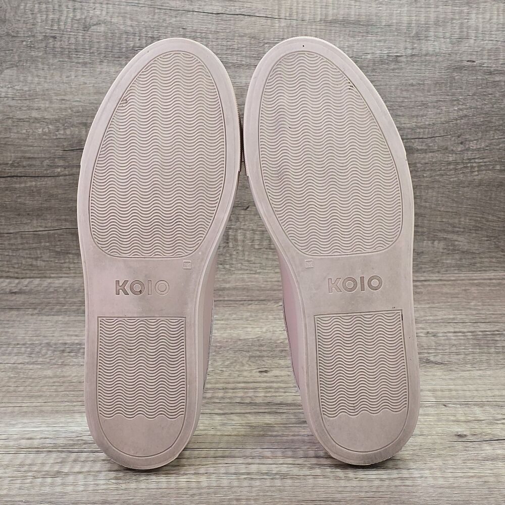 KOIO Capri Women's Size EU 39 US 9 Pink Leather Low Top Lace Up Sneakers - Picture 7 of 9